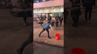 Seeing the drumline in Time Square #timessquare #nyc #drumming #shorts #drum