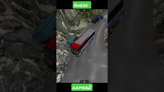 Driving a bus very dangerous hilly road by Ahead gamerZ #trending #shorts_