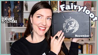 November FAIRYLOOT Unboxing: ENEMIES TO LOVERS - Fantasy Book Box