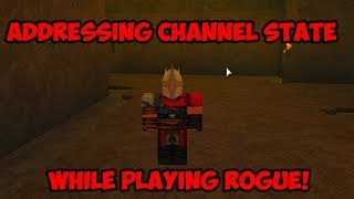 ADDRESSING CHANNEL UPDATES WHILE PLAYING ROGUE! | Rogue Lineage | ROBLOX