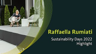 Sustainability Days 2022 Highlight: Raffaella Rumiati