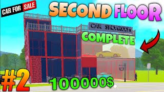 FINALLY I BUILD MY SHOWROOM 2ND FLOOR CAR SALER SIMULATOR DEALERSHIP MOBILE GAMEPLAY #2/CAR FOR SALE