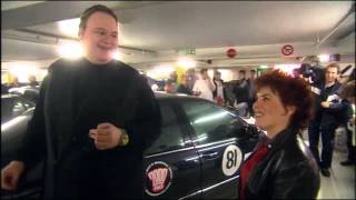 Ruby Wax tries to interview Kim Dotcom at the Gumball 3000