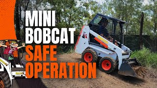 How to Drive a Mini Skid Steer SAFELY!