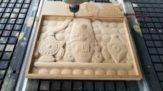 6mm ball nose tool engraving  Buddha on MDF