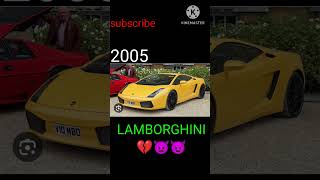 The Evolution of Lamborghini (2000~2023) #shorts #evolution #youtubeshorts #bikelover #lamborghini