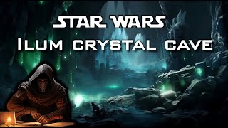 Ilum's Crystal Caves Meditation and Study 💎: A Jedi's Sacred Quest Amidst Kyber Crystals & Snowfall