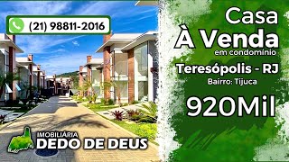 Casa em Condominio à Venda na Tijuca em Teresópolis RJ / (21) 98811-2016 Whatsapp