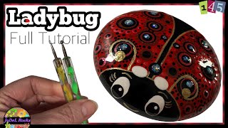 Ladybug Mandala Tutorial | Dot Art Painting