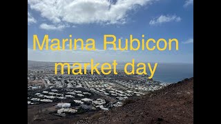 Explore Marina Rubicon as we walk around the deceivingly big market in Playa Blanca