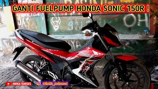 Ganti Fuelpump Honda Sonic 150R | Pakai Fuelpump Honda GTR 150 | #honda #sonic #fuelpump