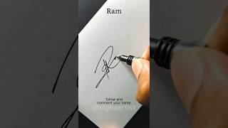 Ram signature style #signoartist #signature