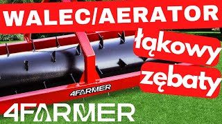 Walec aerator, rolniczy łąkowy, zębaty W1500L 4FARMER