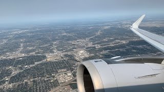 American Airlines Airbus A321NEO Pushback, Taxi, and Departure from Dallas