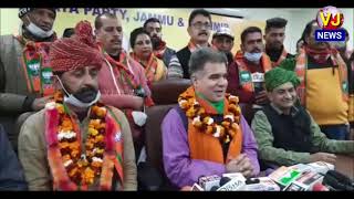 Prominent political persons joining BJP in presence of J&K BJP President Sh. Ravinder Raina,Jammu