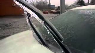 Ледяной дождь Краснодаре - Freezing rain Krasnodar