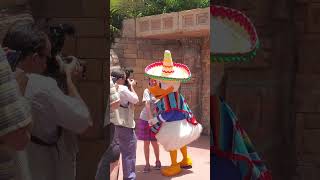 Funny Character Moments at Disney Parks #shorts