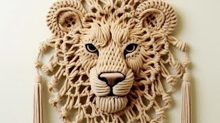 amazing macrame wall decore /animals designs of macrame