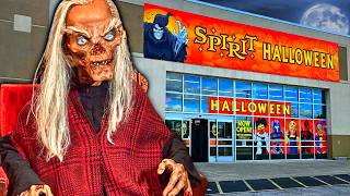 SPIRIT HALLOWEEN 2024 BANGOR MAINE INSIDE ABANDONED BED BATH AND BEYOND THE GRAVE