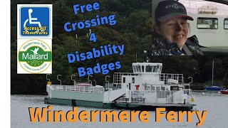 WINDERMERE  FERRY WITH A CHERRY ON TOP