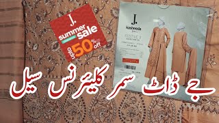 J. Junaid Jamshed 50% Flat OFF Summer Clearance Sale 2024 | Jdot Sale