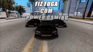 FIZ FUGA COM POWER GAMING! - GTA MTA RP | ENB REALISTA