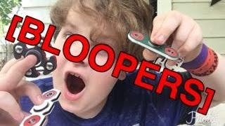 Fidget spinner unboxing | Bloopers