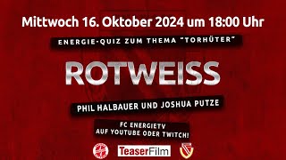 FC Energie Cottbus | ROTWEISS #27 - Quiz zum Thema Torhüter"