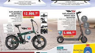 23 Aralık Bim Marktlerine Gelecek Elektirikli Bisiklet Ve Scooter