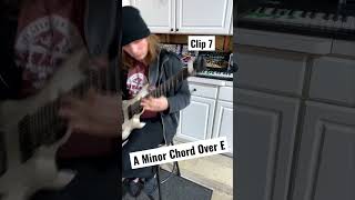 A Minor Chord Over E jam clip 7 | #shorts #guitar #guitarist #guitarsolo #chord #Aminor