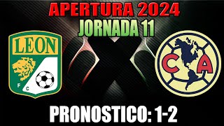 Pronósticos Jornada 11 Apertura 2024 Liga MX 🔥 (ganador y goles)