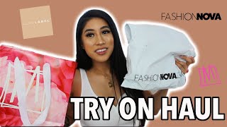 TRY ON HAUL AND REVIEW (FASHIONOVA, JLUXLABEL, M BOUTIQUE)