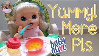 Baby Alive Video| Feeding Baby Alive Real Surprises Baby Willow Banana Apple Food🍎🍌+ Apple Juice🍹