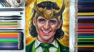 Drawing Loki (Tom Hiddleston) | Fame Art