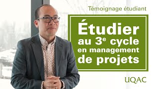 Étudier au 3e cycle en management de projets - Parcours de Sereyrath Srin