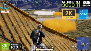 PUBG ERANGLE : RTX 3060 Ti 8GB +  I5 13600K ( 1440p Medium Graphics )