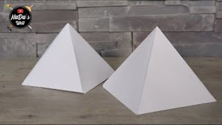 Origami Pyramide falten / eine Pyramide aus Papier falten / Basteln & Gestalten