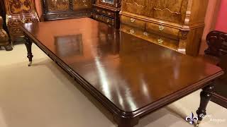 Antique 10ft William IV Extending Dining Table C1835 19th C