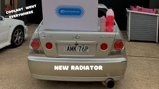 Radiator upgrade on the is200 - Mataylah Meis