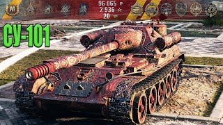 СУ-101 карта Химмельсдорф, 6.7К dmg, 10 kills, Колобанов, Пул.   WoT 1.7.1. 2К VIDEO.