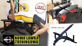 Test ławki treningowej DSL-005 Dav-ski + porównanie z DSL-001