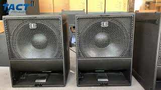 professional audio powerful single 21inch subwoofer speakers