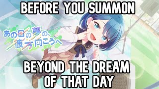 BEFORE YOU SUMMON [Beyond the Dream of that day] - PROJECT SEKAI GLOBAL