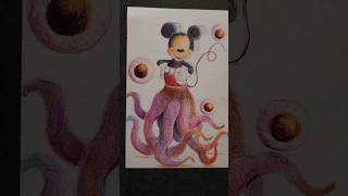 a surreal ballpen #shorts #surreal #cream #arte#surreal #surrealism #mickeymouse #minimouse#disney