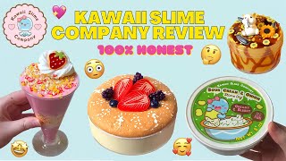 BRUTALLY HONEST KAWAII SLIME COMPANY REVIEW- Famous Slime Shop [ASMR]