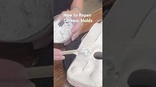 How to repair a broken mold #shorts #short #pottery #ceramics #molds