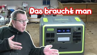 Vorstellung Test FOSSiBOT F2400 Erweiterbare Powerstation | 2400W 2048Wh