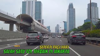 Dari CAWANG Keluar KEMAYORAN Akses Tol 2021 (4K)