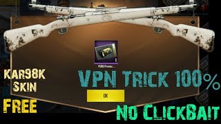 VPN TRICK | Kar98k Skin | Bunny Rabbit Set | PUBG Premium Crate Coupon| Absolutely Free