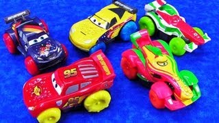 Cars 2 Hydro Wheels Rip Clutchgoneski Lightning McQueen Max Schnell Jeff Gorvette Francesco